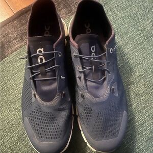 On Running Oncloud oc Mens Cloudswift Midnight Blue Denim Athletic Shoes Sz 12.5